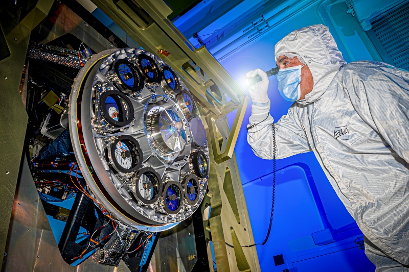 The Nancy Grace Roman Telescope, currently being built by Ball Aerospace, will feature a much wider field of view than predecessors like Hubble and JWST. Photo: Business Wire.