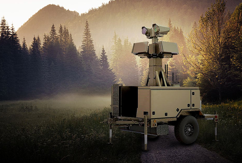 The Cerberus XL counter-drone surveillance platform. Photo: Teledyne Flir Defense.