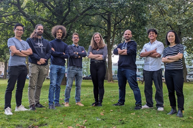 Established by Eindhoven University of Technology photonics researchers less than three years ago, MantiSpectra has just won a &euro;4 million investment to help scale up the use of its chip-scale infrared spectrometer technology. Photo: MantiSpectra.