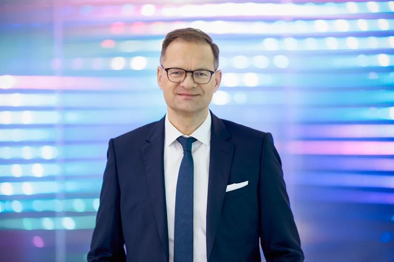 Jenoptik's CEO Stefan Traeger, who recently extended his employment contract with the German photonics giant for a further three years, through June 2028. Photo: Jenoptik.