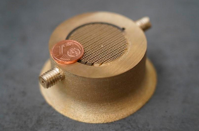 At formnext 2024, LZH will be showcasing components made from special materials such as brass, here a burner with integrated heating channels.Photo: LZH.