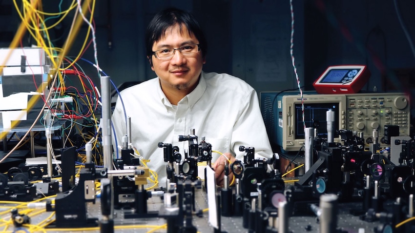 Research in Yuping Huang's group at the Center for Quantum Science and Engineering could assist manufacturing and medicine. Credit: Stevens Institute of Technology.