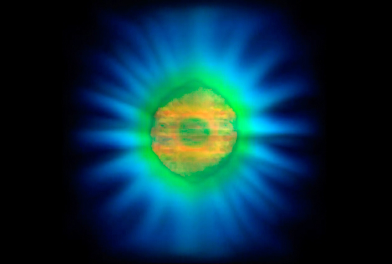 The shape of a photon. Credit: Benjamin Yuen, University of Birmingham, UK.