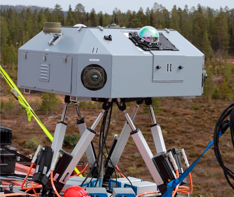 The new air defense laser system. MOD Crown Copyright.