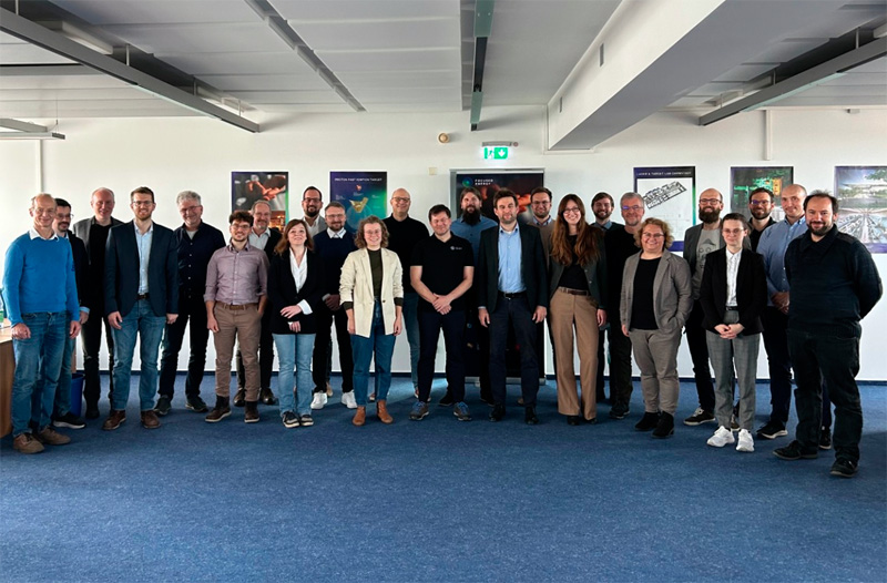 Meeting of the IFE Targetry HUB project consortium at the Technical University of Darmstadt. &copy; Fraunhofer IAF.