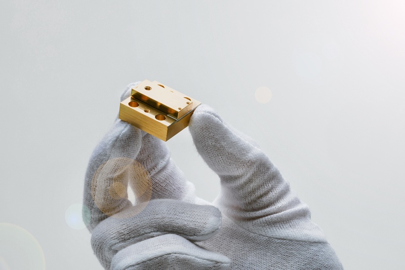 Launched at the recent SPIE Photonics West event, Jenoptik's new heat-sink design for diode laser packages means more power for pumping solid-state lasers, or direct-diode systems. Photo: Jenoptik.
