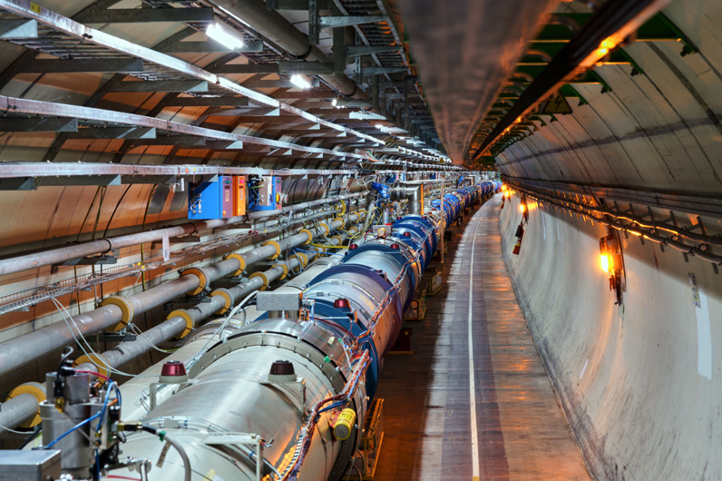 Faster communications: the LHC accelerator. Photo: Maximilien Brice, Julien Ordan/CERN.


