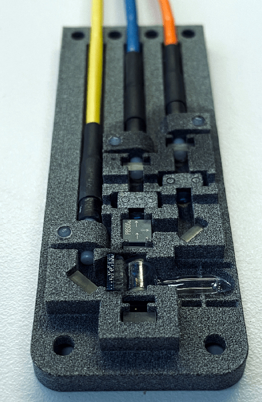 The MRI sensor or magnetometer uses laser light and gas to measure magnetic fields. The new prototype could potentially increase the quality of MRI scans or even reduce cost and speed. Photo: University of Copenhagen.