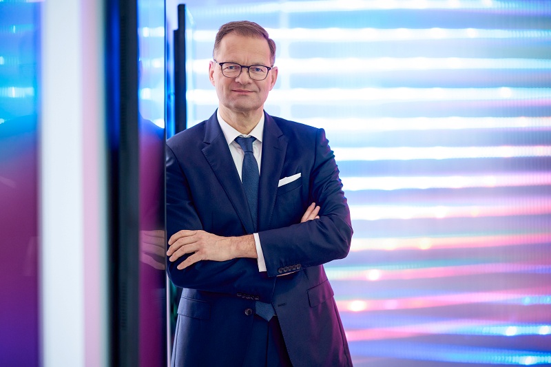 Jenoptik CEO Stefan Traeger confirmed the photonics technology company's outlook of around 5% sales growth in 2024, despite a slowdown in order intake and softening markets in the opening quarter of the year. Photo: Jenoptik/Anna Schroll.