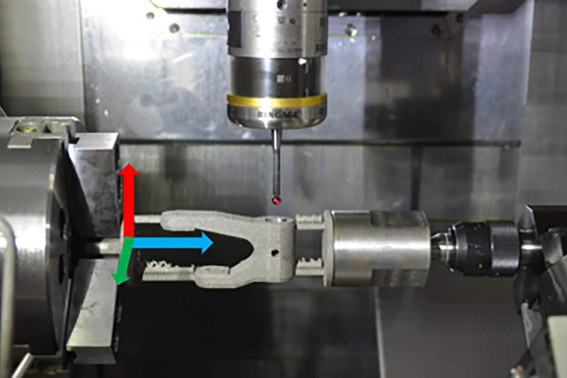 Automated quality control of 3D-printed parts during finishing. Photo: North Carolina State University