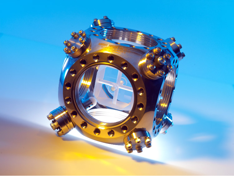 NPL's optical stabilization reference cavity was developed for the ESA and is designed to lock laser frequency for future high-precision space instruments. The cavity acts like a tuning fork and prevents a laser from drifting. Such lasers will serve at the heart of next generation optical clocks, improving on current microwave atomic clocks used for timing and navigation, as well as enabling ultra sensitive gravity detectors.
