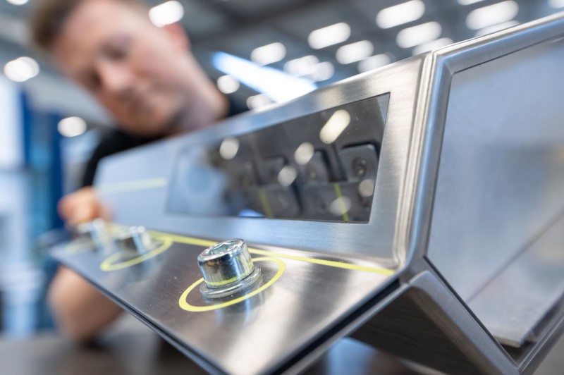 Cutting open used or faulty batteries using laser technology enables battery recycling to be scaled up. Credit: Trumpf.