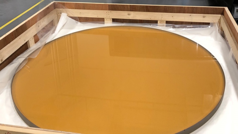 In an illustration of how diverse the current Coherent business is, this image shows the 100th polished mirror segment that the company recently delivered for the Thirty Meter Telescope (TMT) project. Among its many other products, Coherent also makes and sells high-speed optical transceivers for data centers, industrial lasers for battery welding and display production, silicon carbide wafers for power electronics, and a dizzying range of optical crystals and components. Image: Coherent.