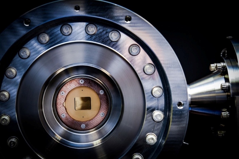Quantinuum's quantum computers, which now extend to a 56-qubit system, rely on lasers and optics technologies to manipulate the trapped ions on which the qubits are based. The Colorado company is aiming to open a new location for quantum-focused photonics technology development in New Mexico later this year. Image: Quantinuum.