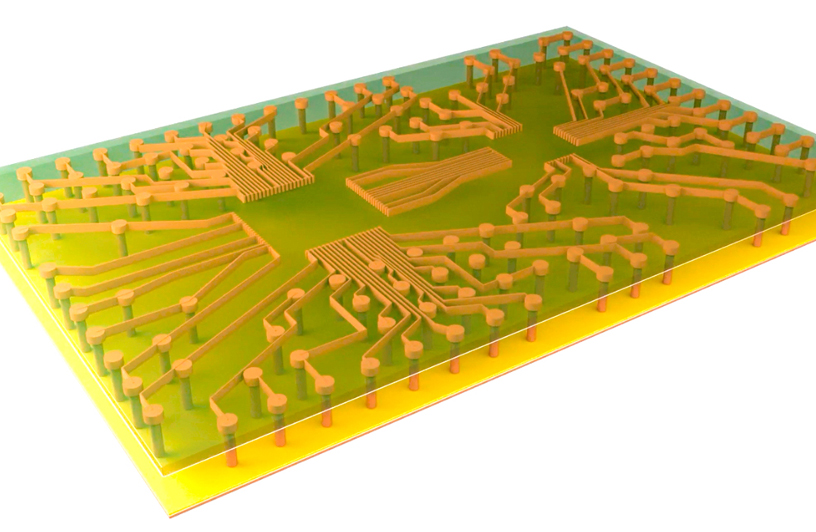 New approach: packaging with glass instead of silicon. Image: Schmid Group. 