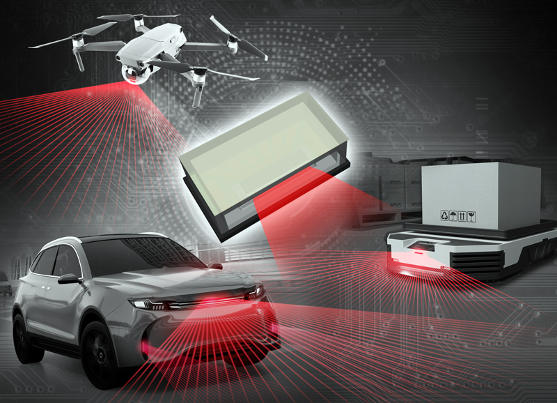 RLD8BQAB3 laser diode for lidar-equipped advanced driver assistance systems. Image: Rohm.