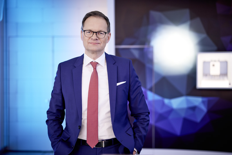 Dr. Stefan Traeger, President & CEO of Jenoptik. Photo: Anna Schroll / Jenoptik.