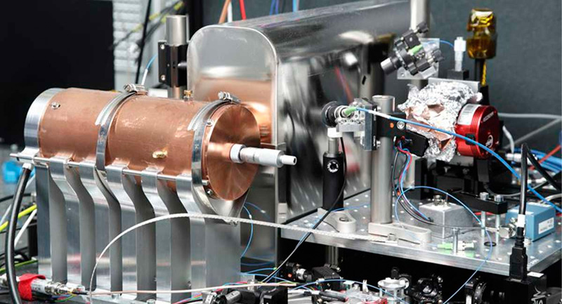 VTT MIKES has set a new record in optical-clock absolute frequency measurements using a strontium single-ion clock with exceptionally low uncertainty and high uptime. Photo: VTT MIKES.