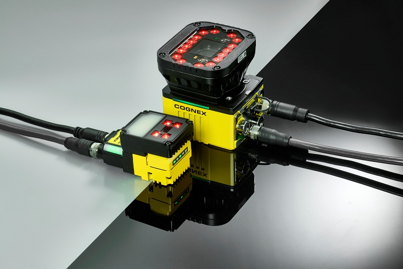 The latest release from machine vision pioneer Cognex is this AI-enhanced barcode reader, which the company says can not only read codes more quickly, but cope with damaged or low-quality codes. Photo: Cognex.