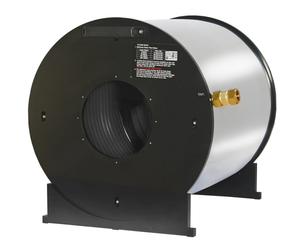 Launched during the recent SPIE Photonics West event, this 150kW power meter from MKS subsidiary Ophir is water-cooled and has a 200 mm aperture for demanding industrial and defense applications like laser weapons. Image: MKS Instruments.