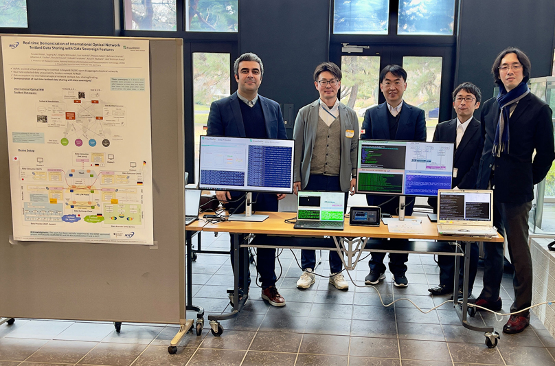 HHI and NICT have together launched the Optical Testbed Dataspace (OTDS). &copy; NICT.