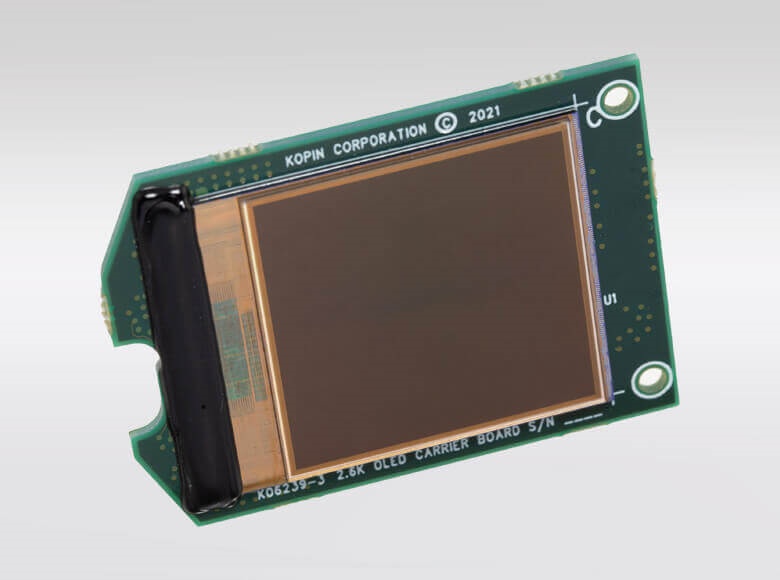 US-headquartered Kopin offers all leading microdisplay technologies - whether LCD, OLED, FLCoS, or microLED - in a range of options, with applications across defense, industrial, and medical markets. Last week the company showcased near-to-eye applications at SPIE's Defense and Commercial Sensing (DCS) technology exhibition in Orlando, Florida. Image: Kopin.