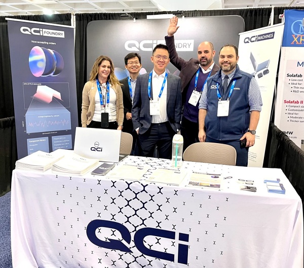 QCi was keen to promote its TFLN foundry services at the SPIE Photonics West technology exhibition that took place in San Francisco earlier this year. The company says it completed construction of the facility in March, and following rapid ISO certification the Tempe operation is now open for business. Photo: QCi.