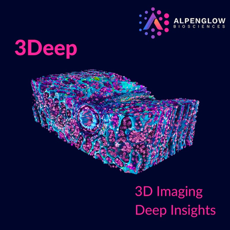 Alpenglow Biosciences is developing AI-enabled 3D imaging technology for clinical applications. Credit: Alpenglow Biosciences.