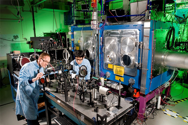 The Central Laser Facility (CLF) in Oxfordshire - one of the UK's national scientific research laboratories. Credit: Science and Technology Facilities Council.