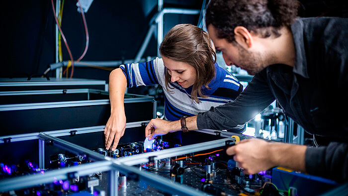 In the Cluster of Excellence QuantumFrontiers, LZH is also contributing in the second phase to pushing the limits of what can be measured. Photo: LZH.