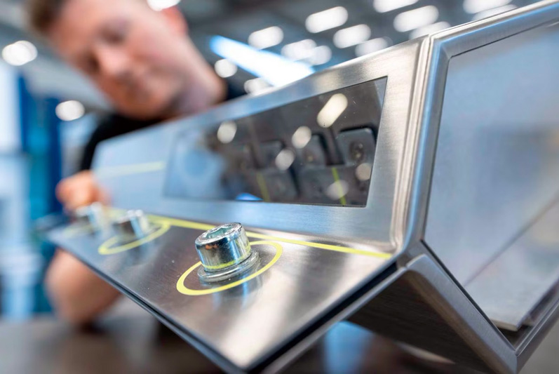 Laser-assisted: a battery destined for an electric vehicle.  Trumpf says its lasers are suitable for numerous applications in battery production - right through to battery recycling.  Image: Trumpf.