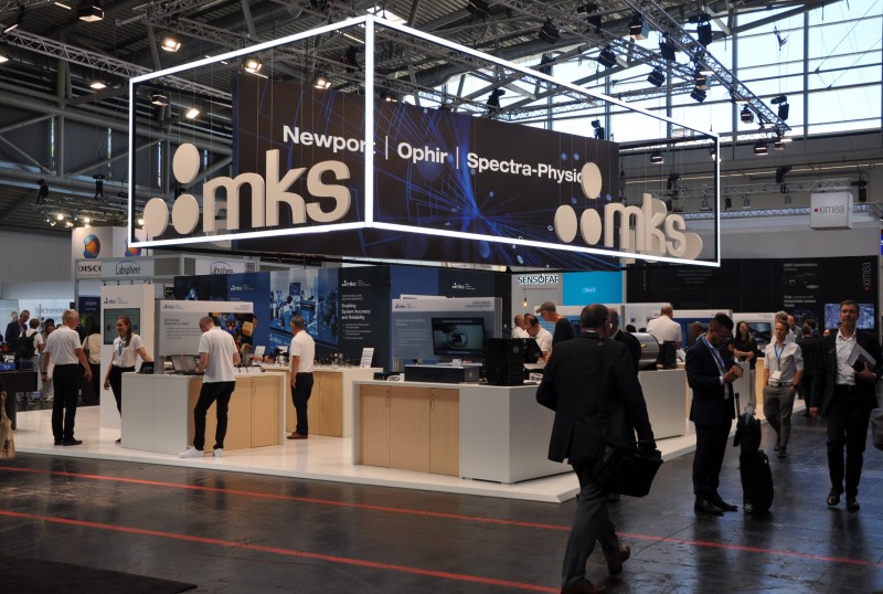 MKS is presenting its latest technologies on booth 314, Hall A3. Photo: Matthew Peach, optics.org. 
