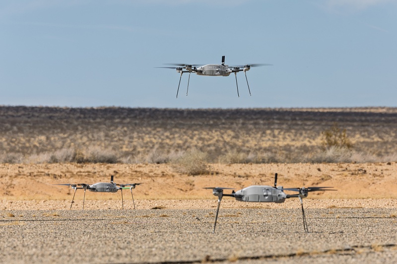 Lockheed Martin is working on an integrated system to quickly detect, track, identify and mitigate multiple drone threats, allowing for effective swarm defense. IPG's Crossbow laser system has been incorporated into field tests, and fired at a stationary target over 700 meters away. Photo: Lockheed Martin.
