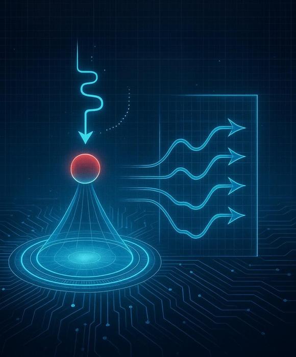 The new Innsbruck approach uses a purely optical technique called stimulated two-photon excitation to generate streams of photons in different polarization states directly from a quantum dot without requiring any active switching components. Credit: University of Innsbruck.