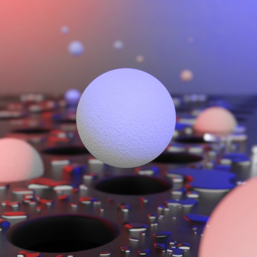 Nanoplastic particles made visible: the newly developed test strip from the University of Stuttgart allows dangerous nanoplastic particles to be detected under a light microscope. Credit: University of Stuttgart/4th Physics Institute.