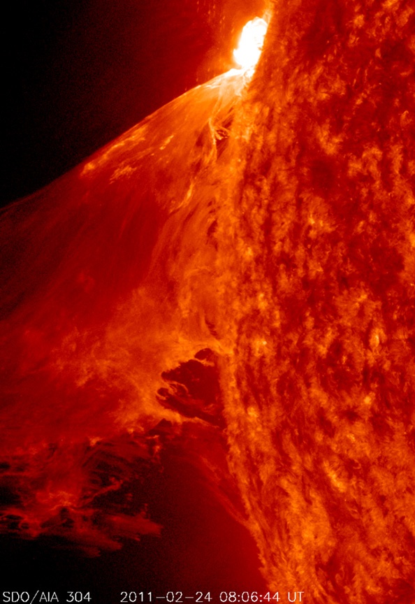 The 90-minute solar flare, known as a 