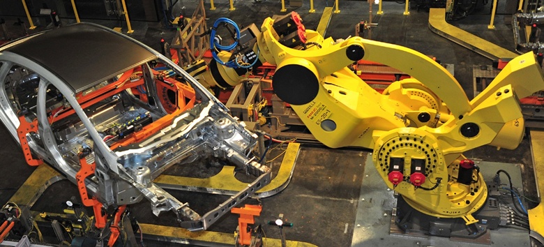 Ford's &euro;70 million investment in laser inspection systems comes shortly after an estimated &euro;37.5 million deal between VW and Trumpf for production welding and cutting lasers. Credit: Ford.