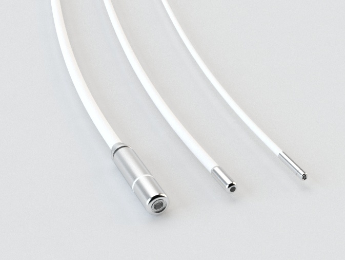 Confocal probes developed for various clinical applications by Mauna Kea, for imaging tissue inside the gastro-intestinal tract, the urinary tract, the lungs and more. Credit: Mauna Kea Technologies.
