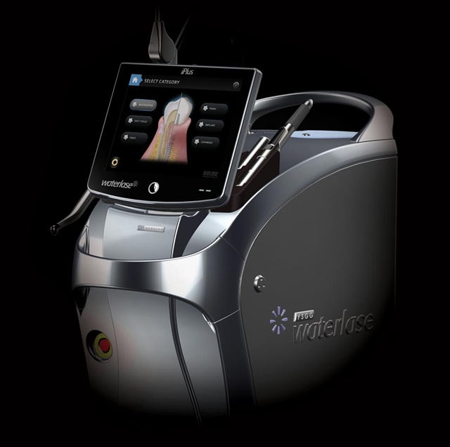 The Waterlase iPlus dental laser system uses a proprietary Er,Cr:YSGG laser. The company recently enhanced its IP portfolio relating to these sources. Credit: Biolase.