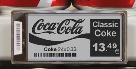 ZBD bistable LCD displays can be wirelessly updated, either individually, or on a shop-floor or whole-store scale.  Credit: ZBD Displays.