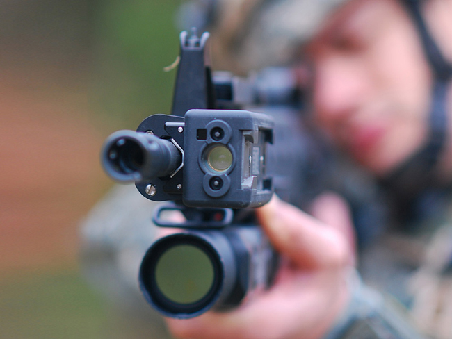 Targeting US markets: Jenoptik Defense is promoting the company's latest range of handheld observation and targeting equipment.