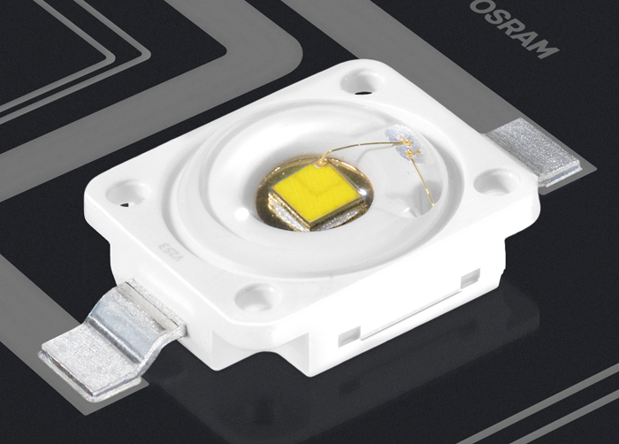 Golden moment: Osram LED chips such as those in the 