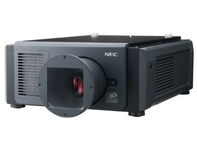One of NEC's growing range of laser projectors, the NC1100-L, is designed for smaller cinema screens up to 11m in size. The laser light source should be virtually maintenance-free. Credit: NEC.