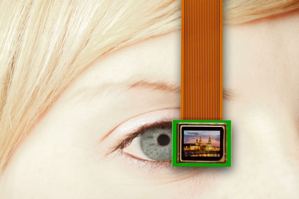 Microdisplays are just one application of OLEDs, with future widespread use anticipated in lighting and niche possibilities in medical and industrial sensors. Credit: Fraunhofer COMEDD.