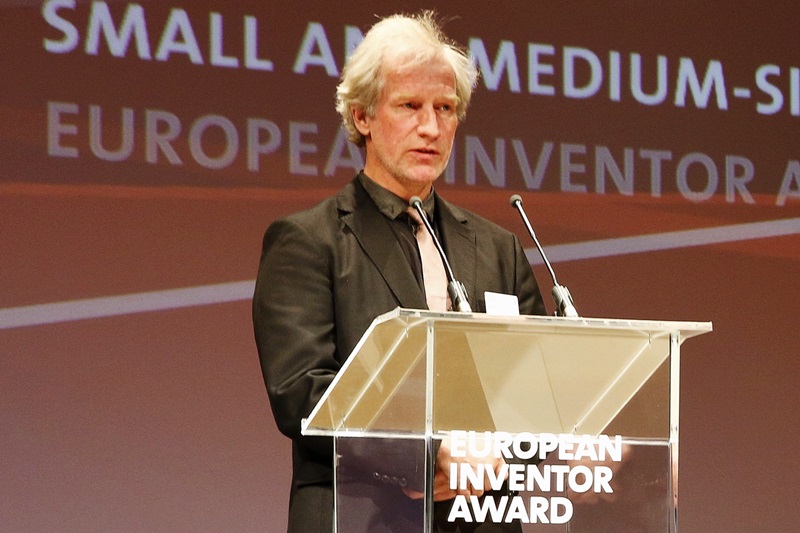 P&aring;l Nyr&eacute;n, winner in the SME category of the European Inventor Awards 2013 for his development of chemiluminescence-based DNA sequencing technology. Credit: EPO.