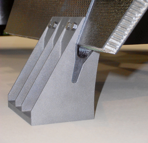 Robust titanium brackets were manufactured using an EOSINT M 280. They easily and permanently withstand the high temperatures and external forces experienced in space. Source: Airbus Defense & Space.