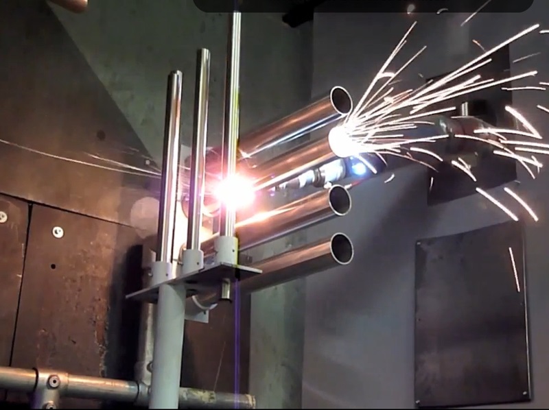 The LaserSnake2 team has already shown its robot can successfully cut 200 cm-diameter tubes, with the snake arm providing access to hard-to-reach areas. Credit: LaserSnake2 project.