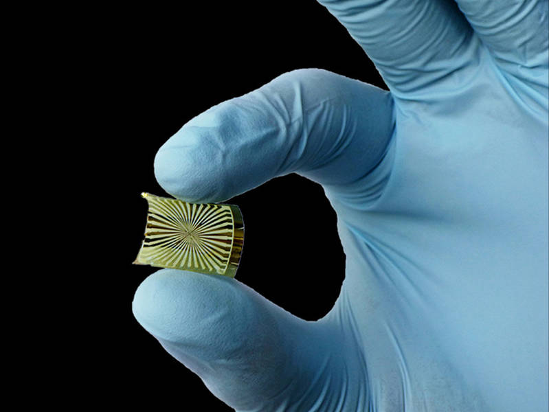 Graphene electronics could play a part in making retinal implants more flexible and responsive. Credit: Natalia Hutanu/TUM