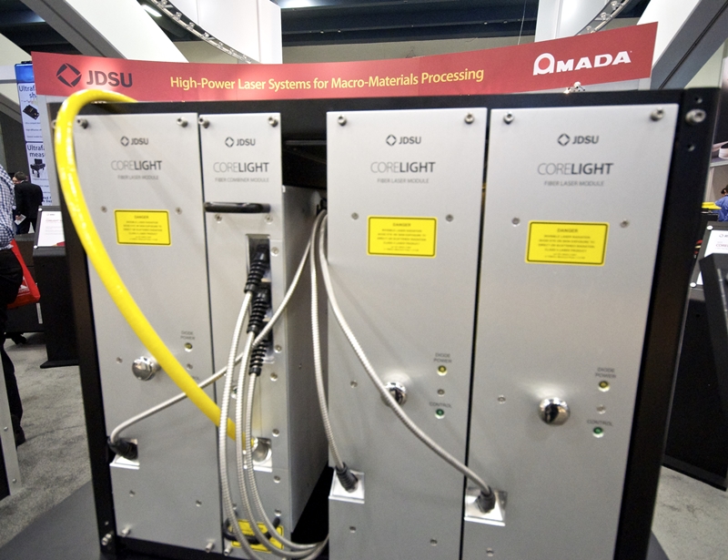 JDSU unveiled a suite of new fiber and direct-diode laser systems for industrial machining applications at the recent Photonics West exhibition in San Francisco. It has a long-standing partnership on kilowatt fiber lasers with the Japanese machine tool company Amada, and the latest product introduction is the 6.3 kilowatt 