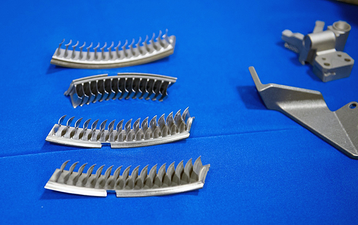 3D-printed: P&W's compressor stators. Photo: Pratt & Whitney